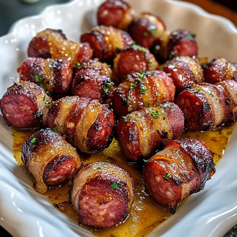 Crispy Bacon Wrapped Kielbasa Bites 5 Steps Ultimate Delicious