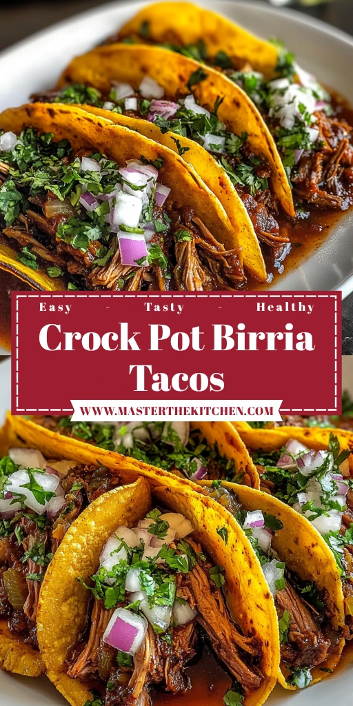 Crock Pot Birria Tacos 4 Steps Awesome Delicious