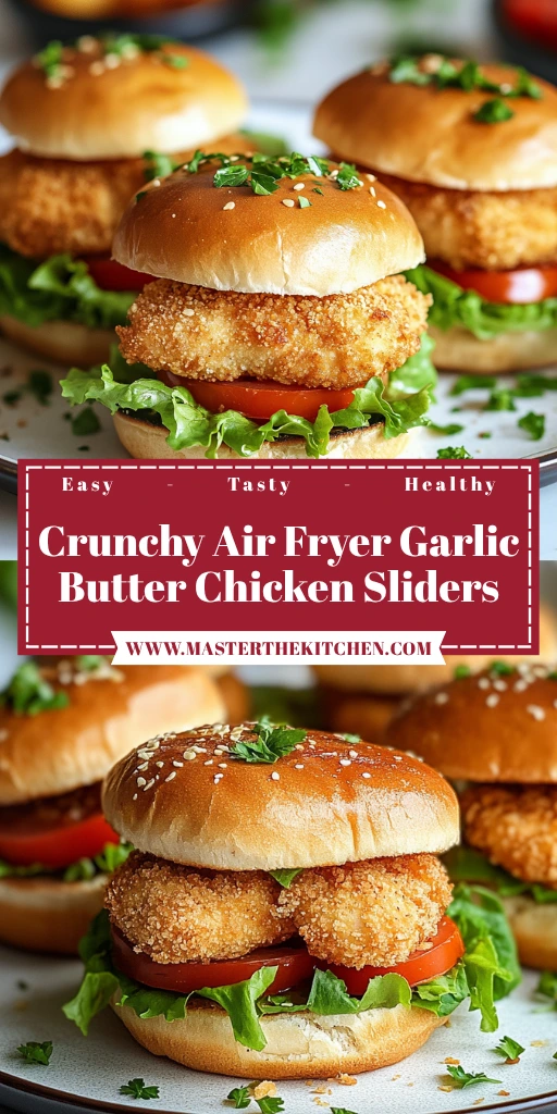 Crunchy Air Fryer Garlic Butter Chicken Sliders 30 Minutes Amazing