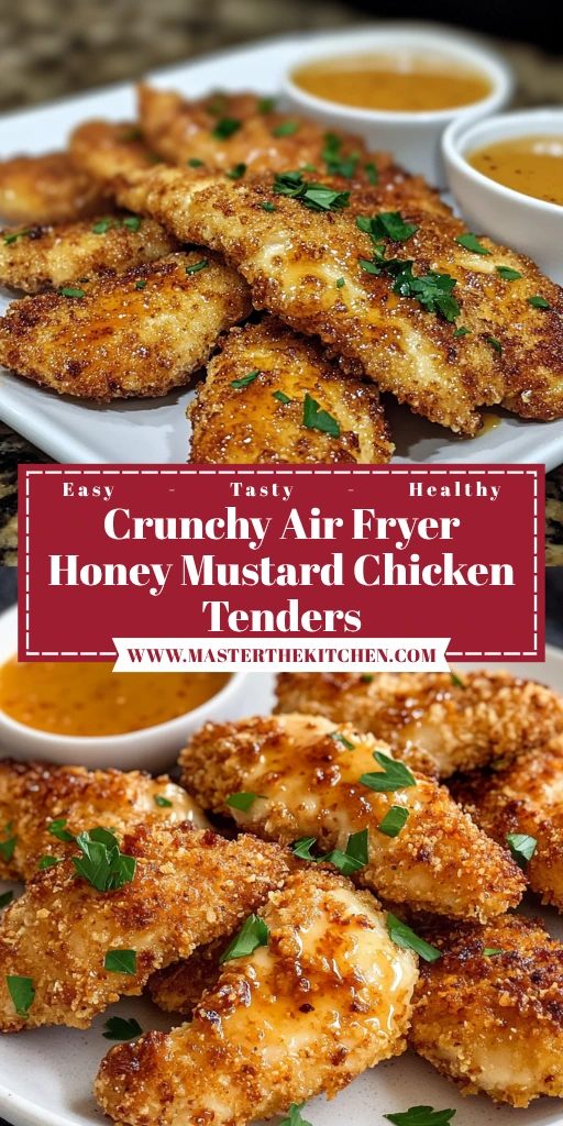 Crunchy Air Fryer Honey Mustard Chicken Tenders 10 Minutes Awesome Delicious