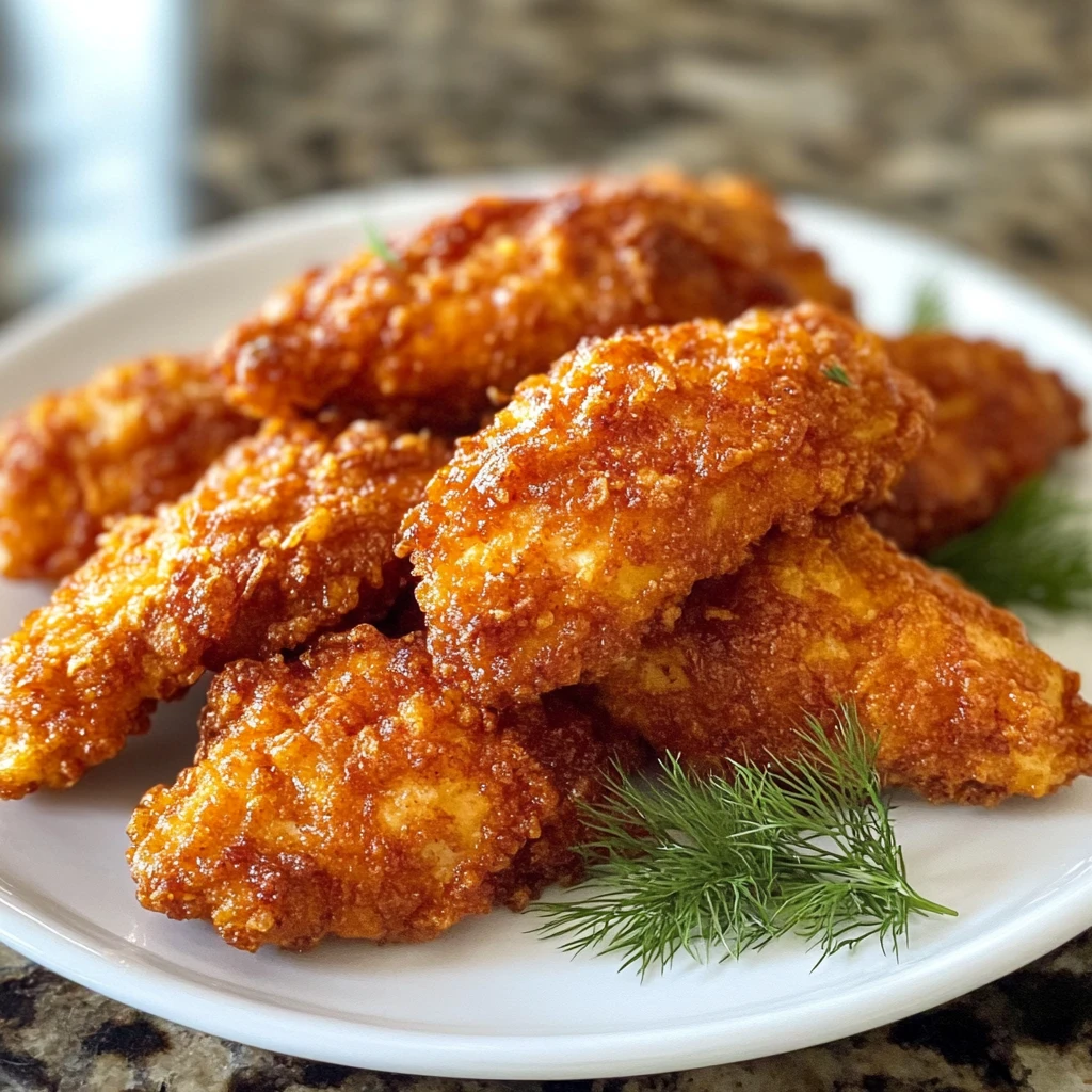 Crunchy Air Fryer Nashville Hot Chicken Tenders 30 Minutes Amazing