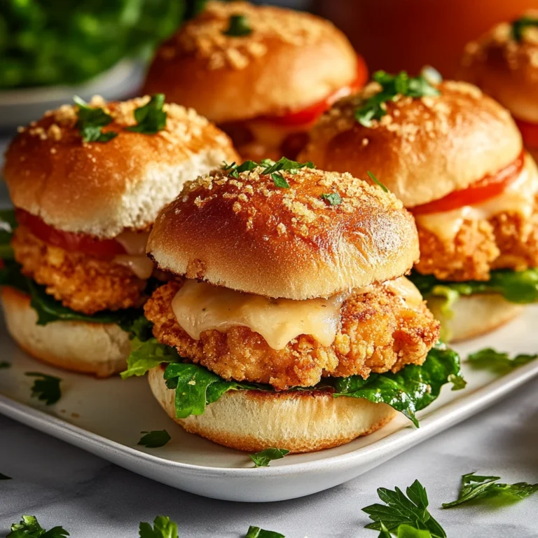 Crunchy Garlic Parmesan Chicken Sliders 12 Servings Awesome Delicious