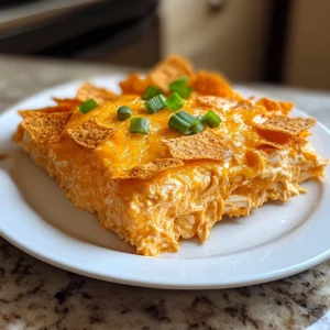 Easy 30-Minute Cheesy Chicken Dorito Casserole Amazing