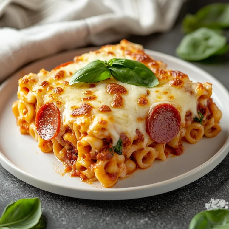 Easy 30-Minute Cheesy Pizza Casserole - Delicious
