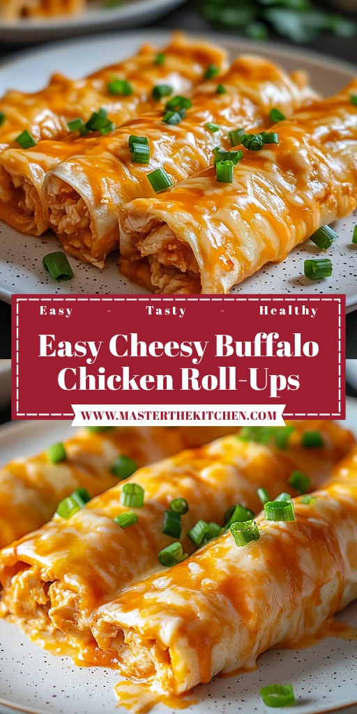 Easy Cheesy Buffalo Chicken Roll-Ups 30 Minutes Amazing