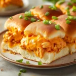 Easy Cheesy Buffalo Chicken Sliders 30 Minutes Amazing