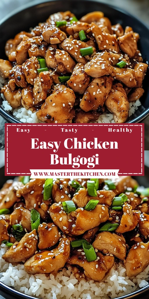 Easy Chicken Bulgogi 30 Minutes Ultimate Delicious