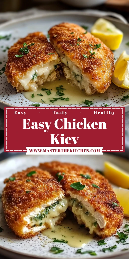 Easy Chicken Kiev 4 Servings Perfect Delicious
