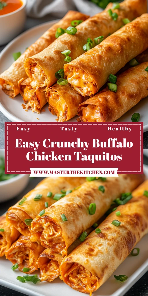 Easy Crunchy Buffalo Chicken Taquitos 20 Minutes Ultimate Delicious