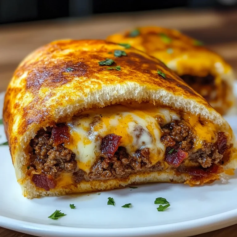 Garlic Butter Beef Cheeseburger 4 Servings Ultimate Delicious