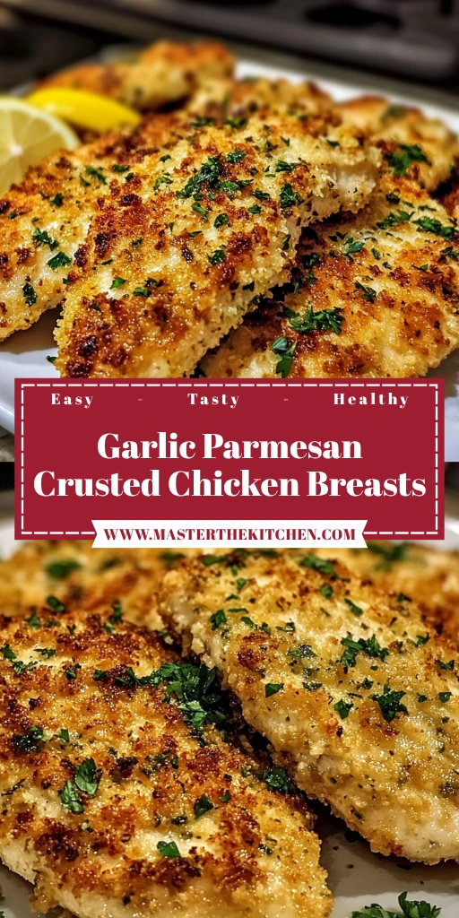 Garlic Parmesan Crusted Chicken Breasts 30 Minutes Ultimate Delicious
