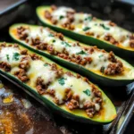 Ground Beef Zucchini Boats 30 Minutes Easy Delicious
