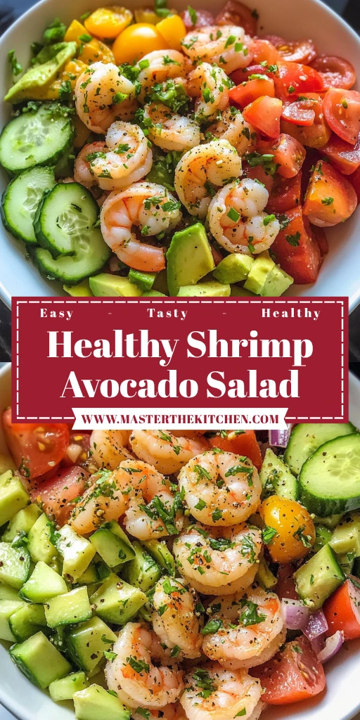 Healthy Shrimp Avocado Salad 4 Servings Ultimate Delicious
