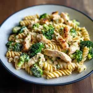 High Protein Rotisserie Chicken Broccoli Pasta 30 Minutes Easy Delicious