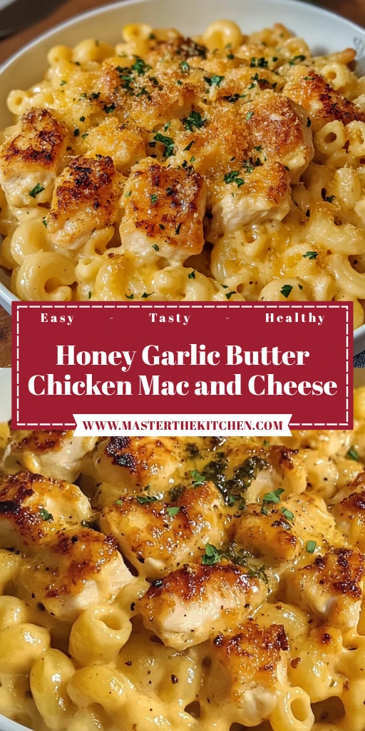 Honey Garlic Butter Chicken Mac and Cheese 30 Minutes Best Delicious