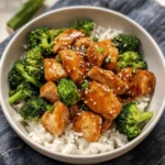 Honey Garlic Chicken Rice Bowls 4 Servings Easy Delicious