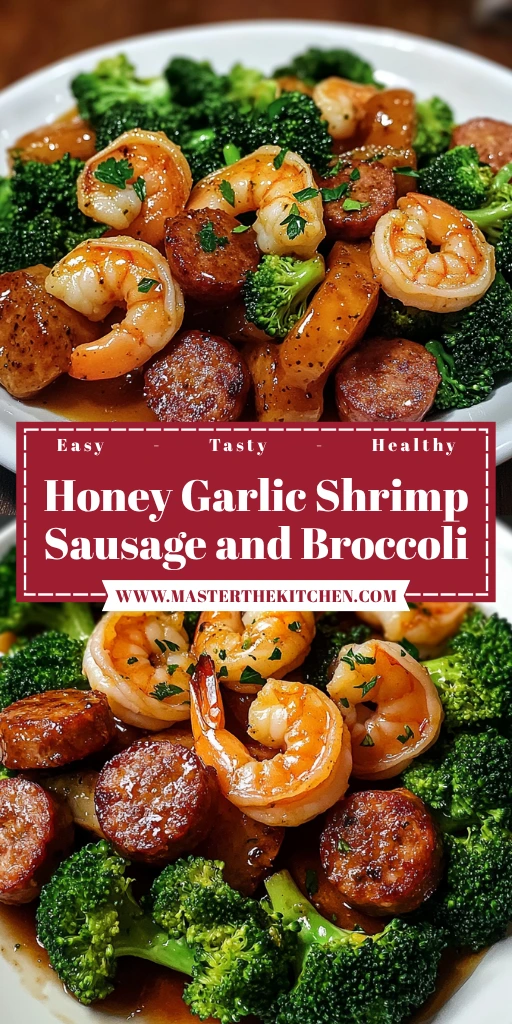 Honey Garlic Shrimp Sausage and Broccoli 30 Minutes Easy Delicious