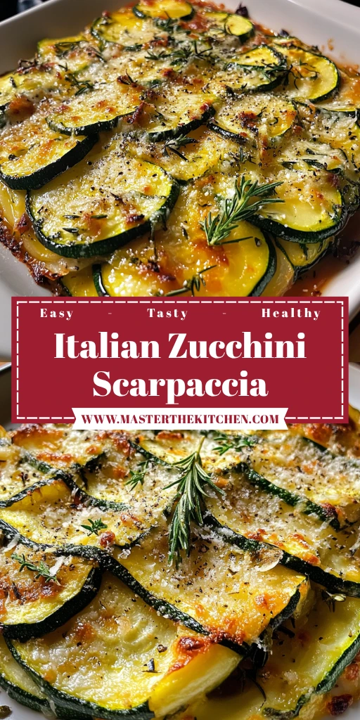 Italian Zucchini Scarpaccia 4 Servings Easy Delicious