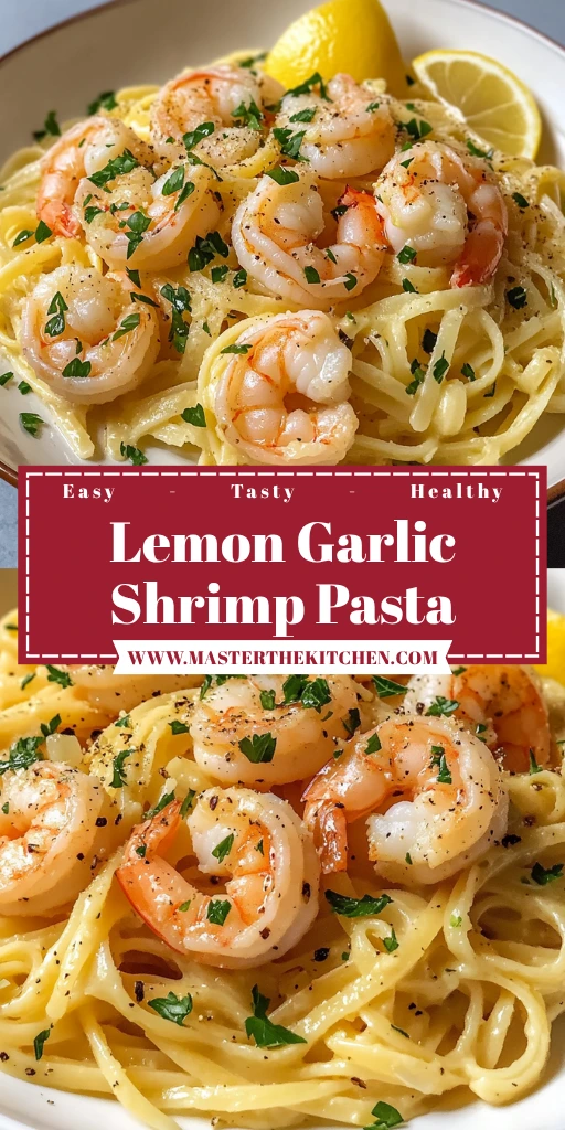 Lemon Garlic Shrimp Pasta 30 Minutes Easy Delicious