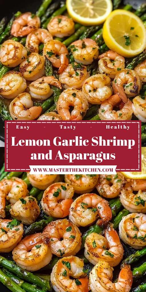 Lemon Garlic Shrimp and Asparagus 30 Minutes Quick Delicious