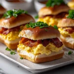 Loaded Bacon Breakfast Sliders 10 Minutes Easy Delicious