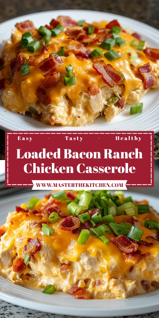 Loaded Bacon Ranch Chicken Casserole 30 Minutes Ultimate Delicious