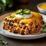 Loaded Cheesy Taco Casserole 4 Servings Ultimate Delicious