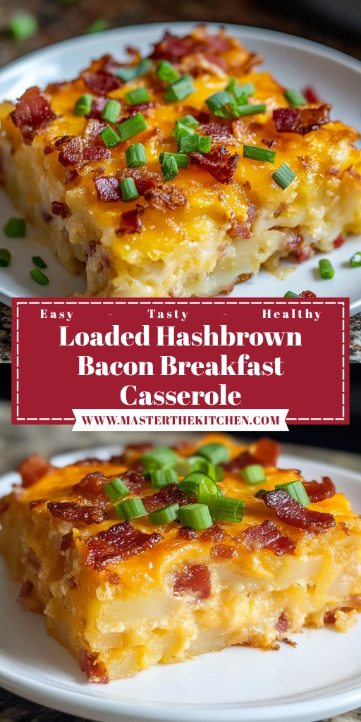 Loaded Hashbrown Bacon Breakfast Casserole 30 Minutes Ultimate Delicious