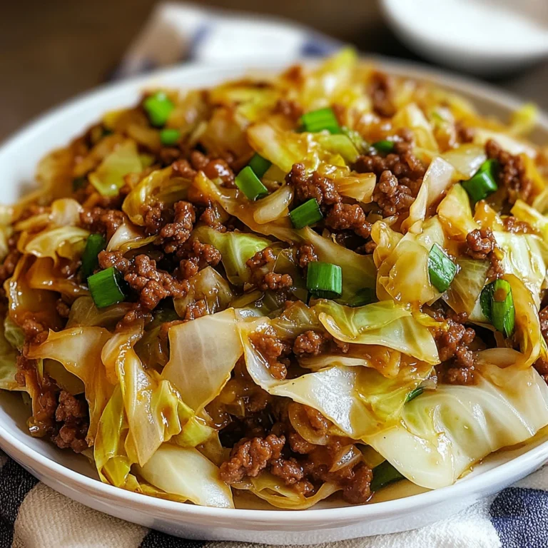 Low Carb Mongolian Ground Beef and Cabbage in 30 Minutes