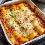 Manicotti 5 Steps Easy Delicious
