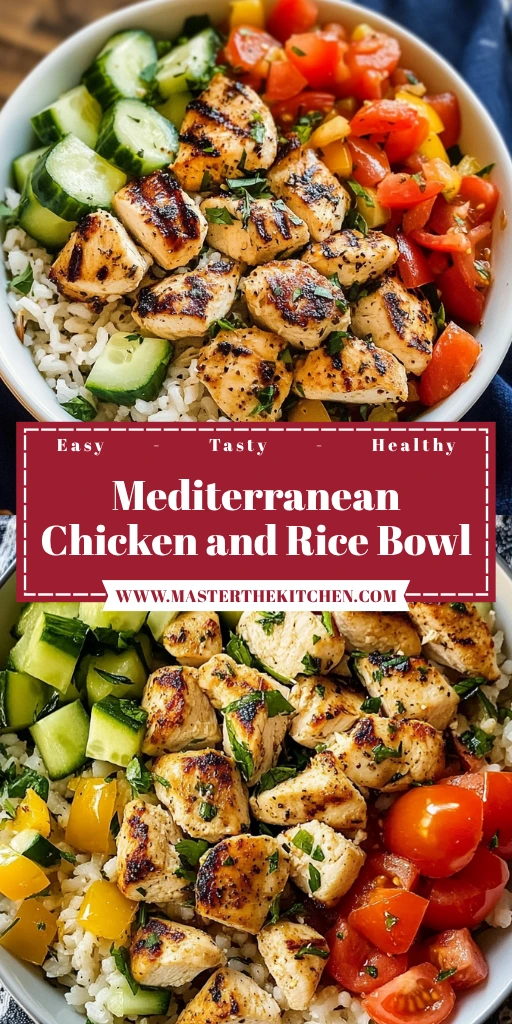 Mediterranean Chicken and Rice Bowl 30 Minutes Ultimate Delicious