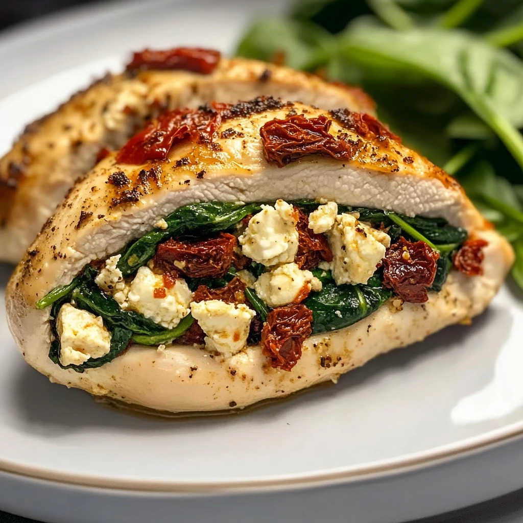 Mediterranean Stuffed Chicken Breast 4 Servings Ultimate Delicious