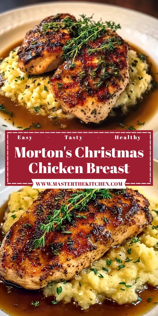 Morton's Christmas Chicken Breast 4 Ingredients Ultimate Delicious