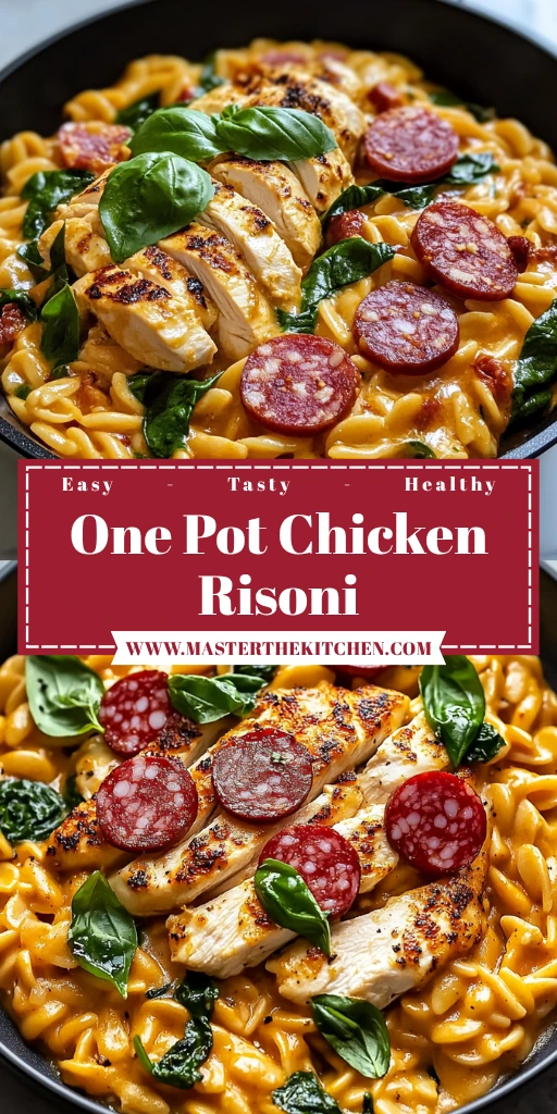 One Pot Chicken Risoni 30 Minutes Ultimate Delicious