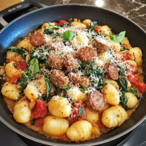 One-Pot Gnocchi Sausage Skillet 30 Minutes Easy Delicious