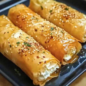 Oven Fried Feta Rolls 20 Minutes Ultimate Delicious
