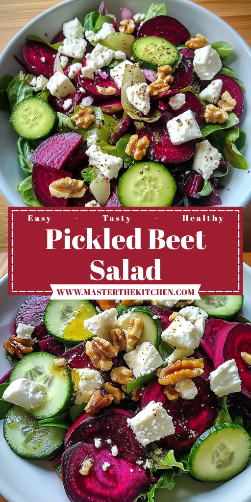 Pickled Beet Salad 4 Servings Easy Delicious