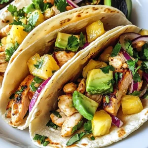 Pineapple Chicken Tacos 30 Minutes Ultimate Delicious
