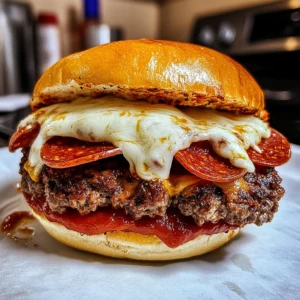 Pizza Burgers 4 Ingredients Easy Delicious