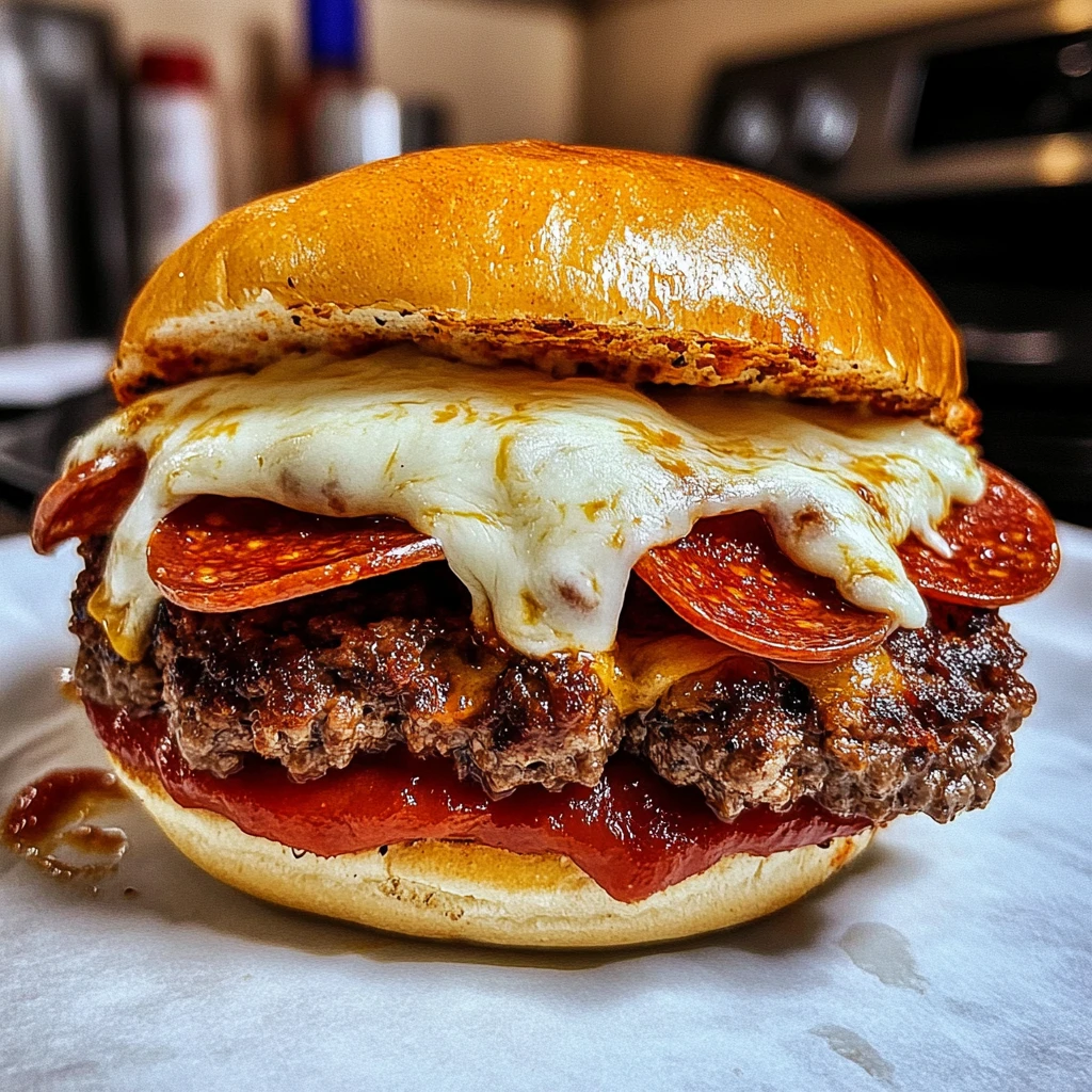 Pizza Burgers 4 Ingredients Easy Delicious