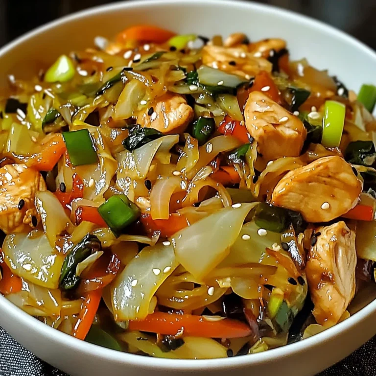 Quick Chicken Cabbage Stir Fry 30 Minutes Easy Delicious