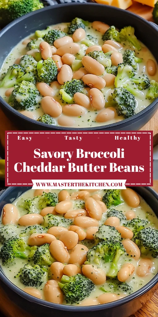 Savory Broccoli Cheddar Butter Beans 30 Minutes Ultimate Delicious