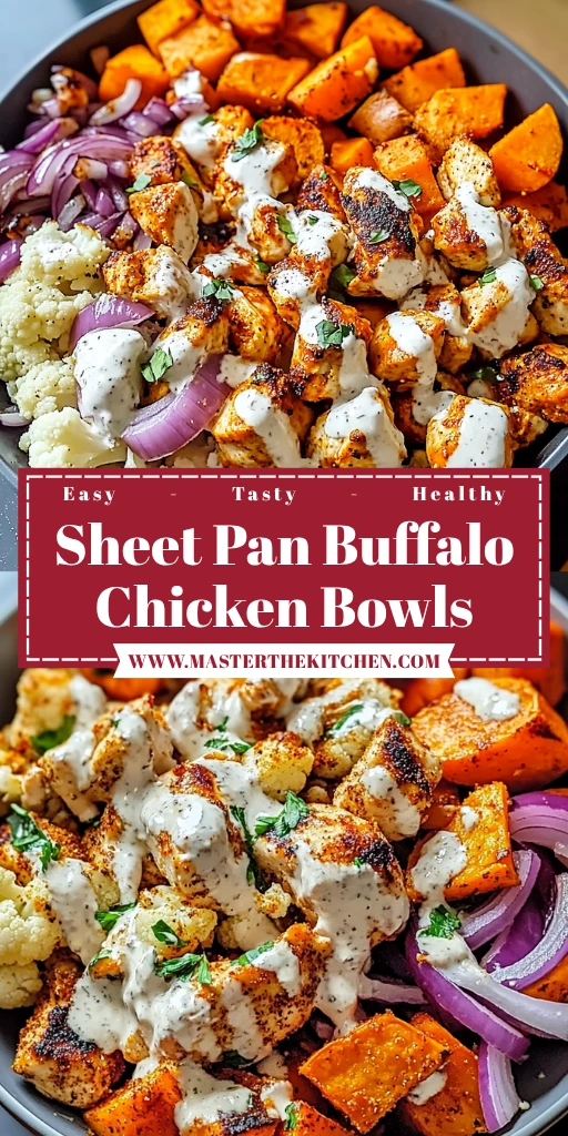 Sheet Pan Buffalo Chicken Bowls 30 Minutes Ultimate Delicious
