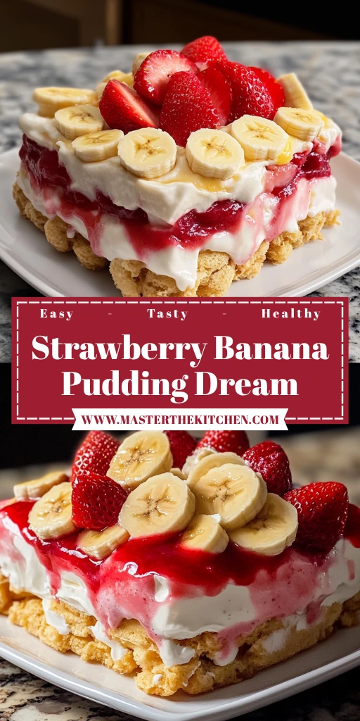 Strawberry Banana Pudding Dream 5 Steps Awesome Delicious