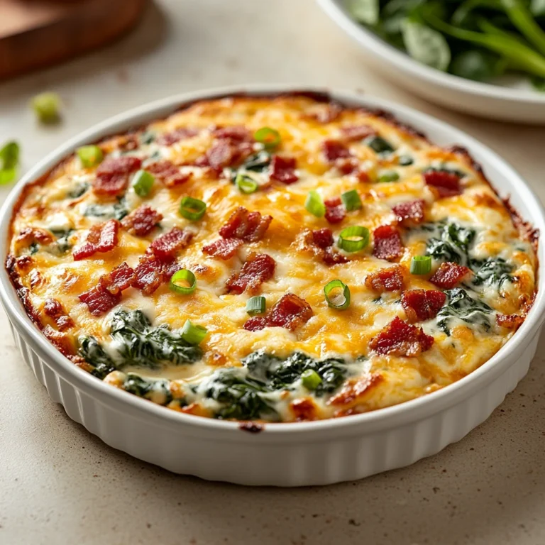 The Best Cheesy Bacon Spinach Dip 30 Minutes Best Delicious