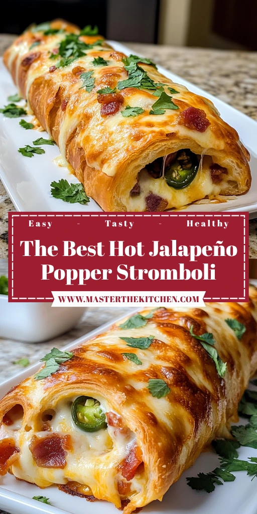The Best Hot Jalapeño Popper Stromboli: 30 Minutes Delicious