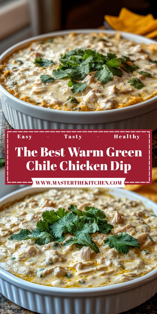 The Best Warm Green Chile Chicken Dip 30 Minutes Ultimate Delicious