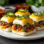 Ultimate Game Day Cheesy Taco Sliders 30 Minutes Easy Delicious