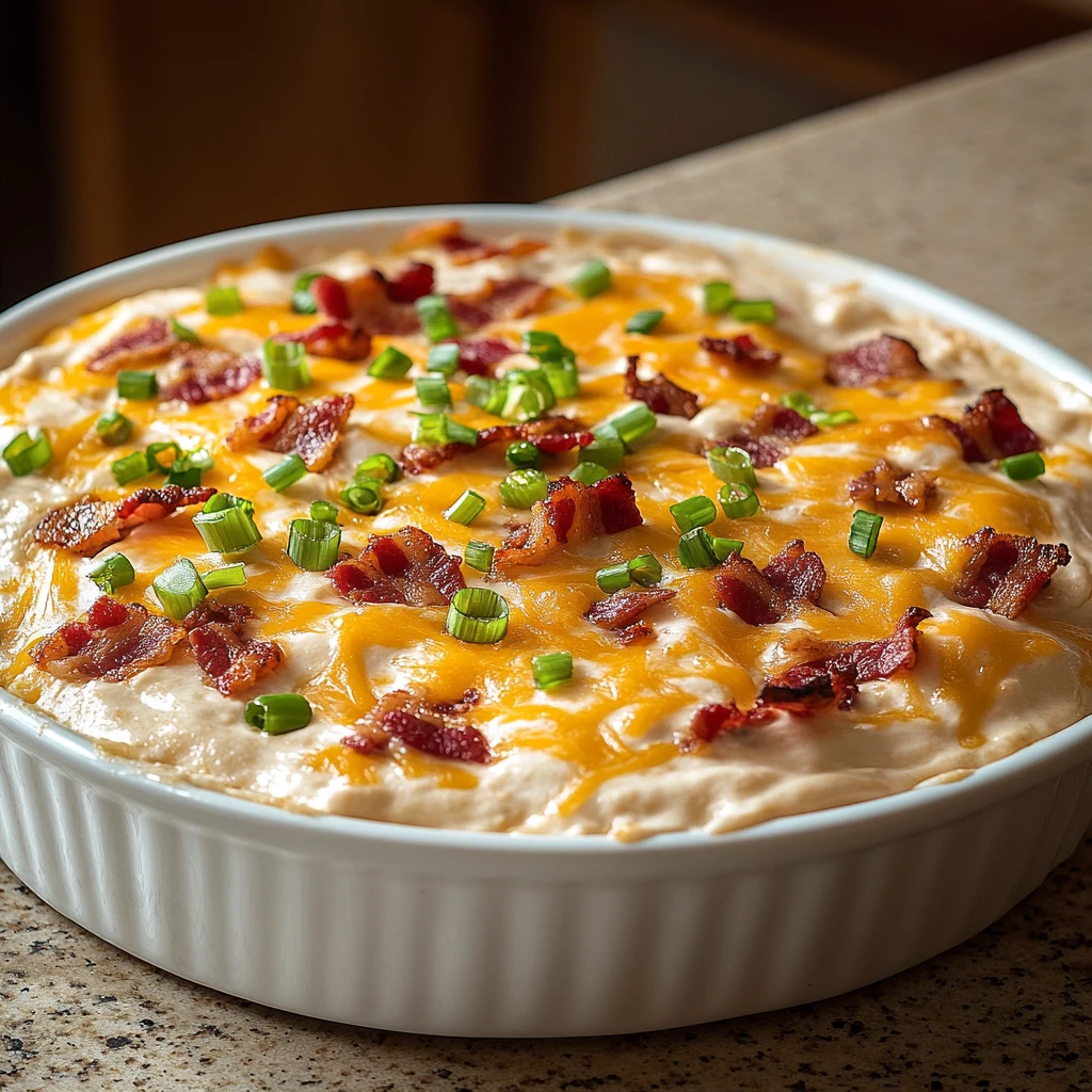 Warm Cheesy Bacon Dip 5 Steps Ultimate Delicious