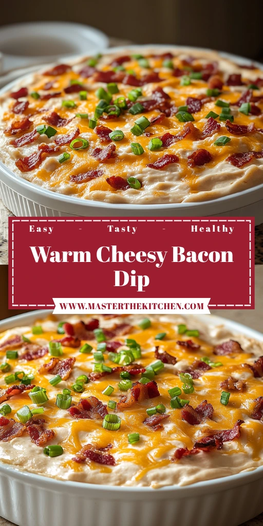 Warm Cheesy Bacon Dip 5 Steps Ultimate Delicious